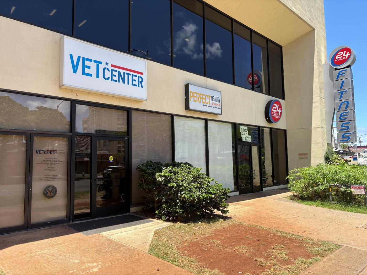 Honolulu Vet Center at 1680 Kapiolani Blvd.