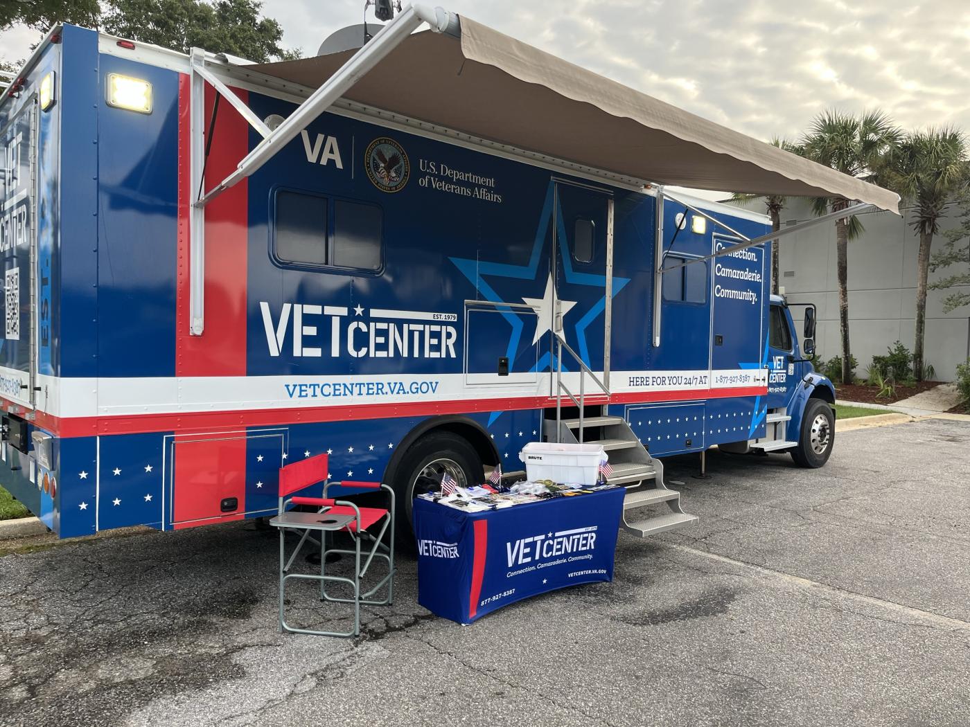 Mobile Vet Center deployed at event