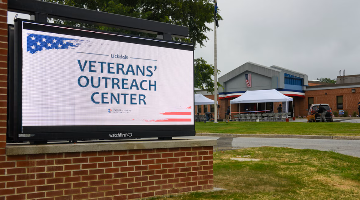 Newly opened Lickdale Veterans Outreach Center