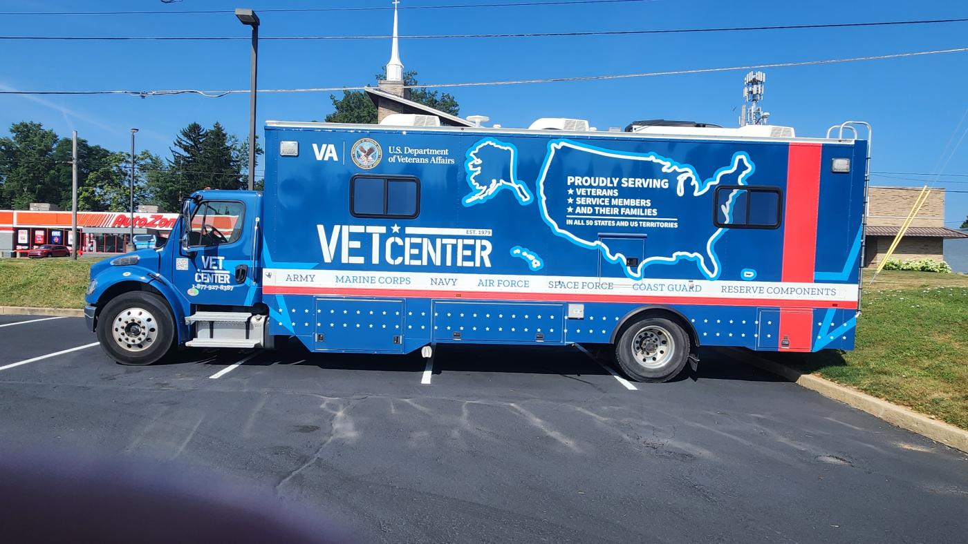 The Mobile Vet Center attends outreach events regardless the size of that county, the Veteran population, or the distance from existing VA facilities.