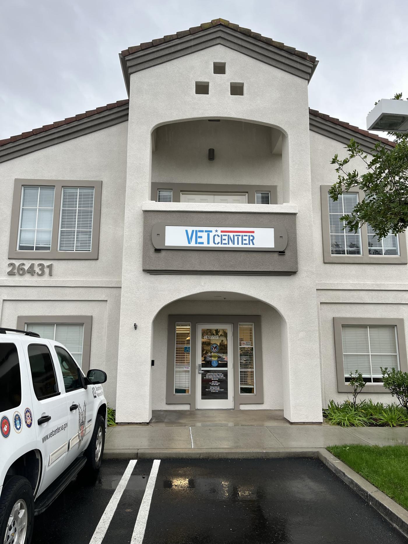 Front of Vet Center Building