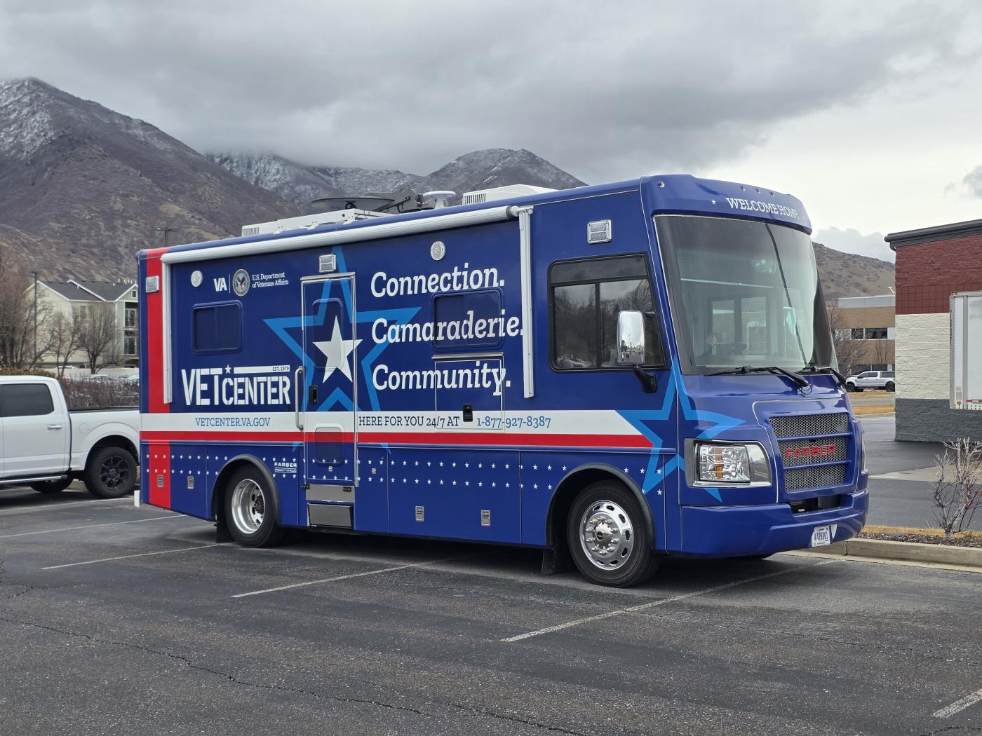 SLC Mobile Vet Center parked.
