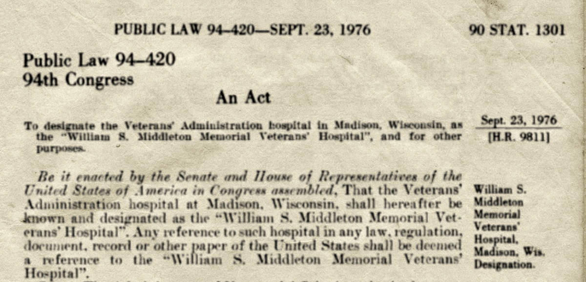 Public Law 94-420 document from 94th Congress, Sept 23, 1976.